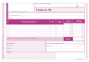 Ofsetový tisk Michalczyk i Prokop Faktura pro plátce osvobozené od DPH A5 80k. (203-3E)