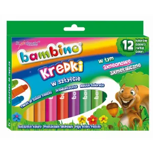 St.Majewski Bambino pastelky na svíčky 12 k 12 barev.