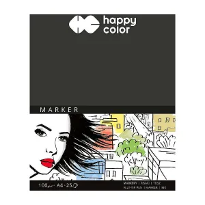 Happy Color umělecký blok pro fixy A4 100g 25k (HA 3710 2030-A25)