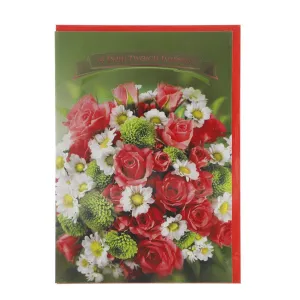Art Nuvo Floral skládací karta B6 (b6)