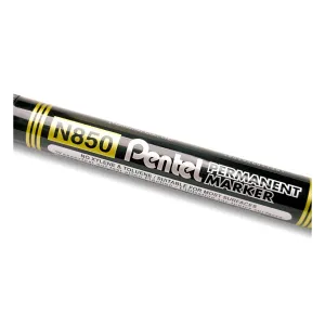 Permanentní popisovač Pentel, černý 1,5mm kulatý hrot (N850)