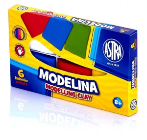 Modelovací hlína Astra 6 barevných kostek (83911901)