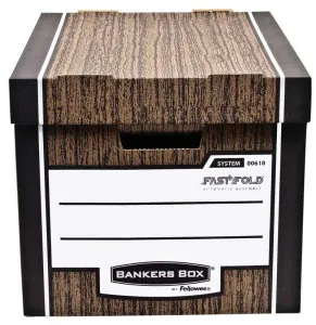 Kartotéka Fellowes Woodgrain A4 - hnědá 325 mm x 258 mm x 385 mm (0061001)