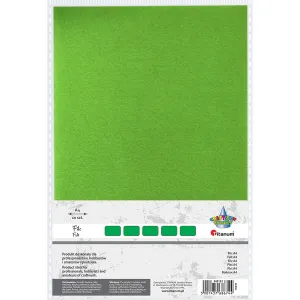 Titanum Craft-Fun Series plsť barva: jasně zelená 10 oblouků. 210 mm x 297 mm (345153)