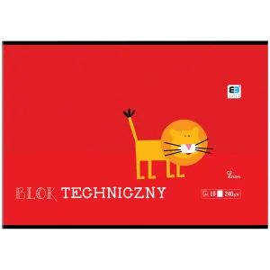 Interdruk technický blok B&B KIDS A4 bílý 240g 10k (BLTBB)