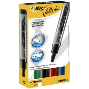 Popisovač Velleda na suché stírání, mix, kulatý hrot (902099)