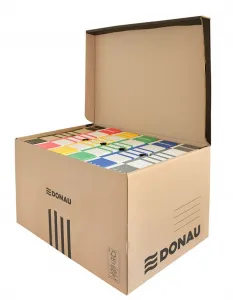 Kartotéka Donau A4 - hnědá 558 mm x 370 mm x 315 mm (7665301FSC-02)