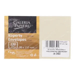 Obálka Galeria Papieru millenium cream k C6 - krémová (282402)