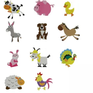 Samolepka (samolepka) Titanum Craft-Fun Series zvířata na farmě (EA372)