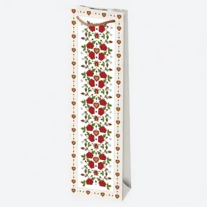 Dárková taška na láhev Pol-mak 120 mm x 400 mm x 90 mm (T12)