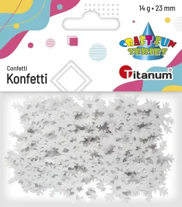 Titanum Craft-Fun Series konfety sněhové vločky 23mm (260086)