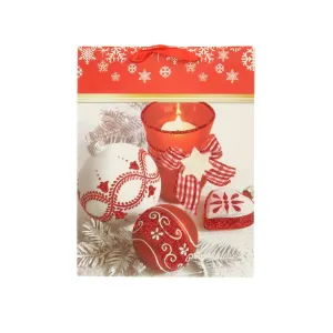 Dárková taška Adar s vánočním motivem 410 mm x 300 mm x 120 mm (543423)