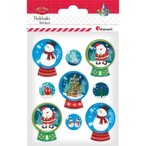 Vánoční samolepky Titanum Craft-Fun Series BN snowballs (5775-3)