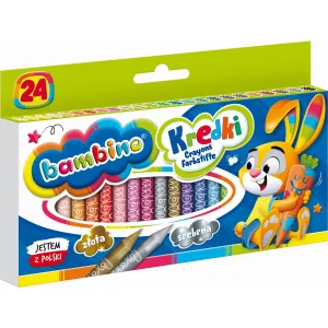 St.Majewski Bambino hliněné pastelky 24 barev.
