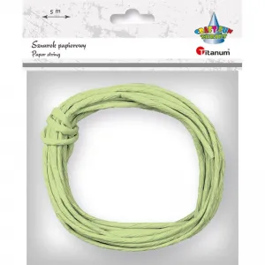 Titanum Craft-Fun Series papírová šňůra světle zelená 5m (G40)