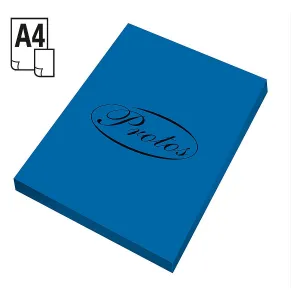 Barevný papír Protos A4 - modrý 80g