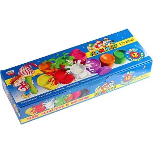 Plameňákové barvy na plakáty 12 barev x 20 ml