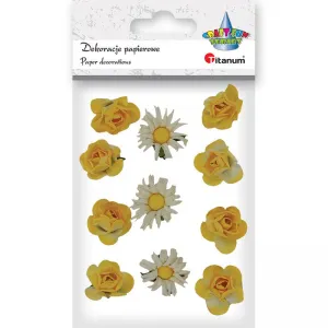 Titanum Craft-Fun Series Papírový květinový ornament na drátku (18BR-54)