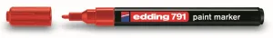 Speciální popisovač Edding 791, červený 1,0-2,0 mm, kulatý/hrot
