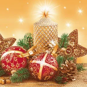 Vánoční ubrousky Pol-mak - mix 330 mm x 330 mm (SL GW)