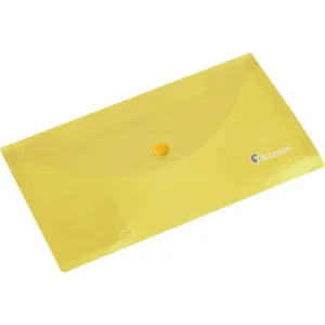Složka na obálky PP Titanum DL žlutá průhledná pruhovaná (TKDLTYL)