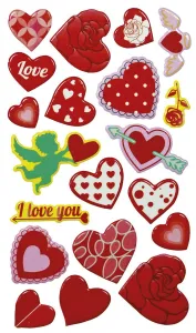 Titanum Craft-Fun Series srdíčka samolepka (Lxe-028)