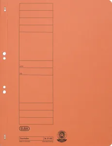 Kroužková vazba Elba A4 - oranžová 250g (100551874)