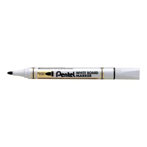 Suchý stírací fix Pentel, černý 1,9mm kulatý hrot