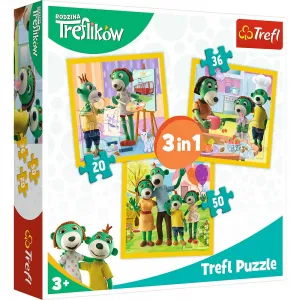 Trefl puzzle 3v1 3v1 el. (34850)