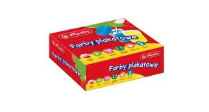 Barva plakátových barev Herlitz: mix 20 ml 6 barev. (9560376)