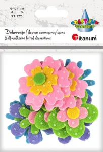 Titanum Craft-Fun Series 3D plstěná samolepka květiny (M-02)
