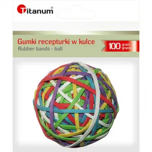 Titanová plastová guma v kuličce 100 g (mix)mm