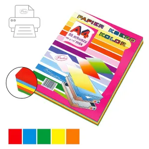 Barevný papír Protos A4 - mix 160 g