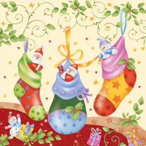 Ubrousky Pol-mak s hvězdičkou - mix 330 mm x 330 mm (Sd GW)