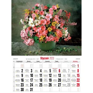 Vícepanelový nástěnný kalendář Avanti 230 mm x 320 mm (5901769620056)