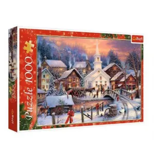 Puzzle Trefl Bílé Vánoce 1000 prvků 1000 el. (10602)