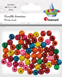 Dřevěné ozdobné korálky řady Titanum Craft-Fun (22TH401-15)