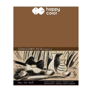 Happy Color eco sketch art block A3 80g 40k (HA 3708 3040-A40)