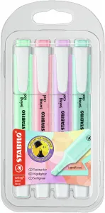 Zvýrazňovač Stabilo Swing Cool Pastel edition, 4 barvy 1,0-4,0 mm (275/4-08-1)