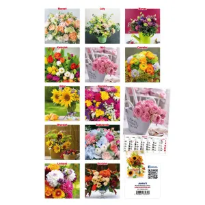 Vícepanelový pruhovaný nástěnný kalendář Avanti 285 mm x 420 mm (5901769620476)