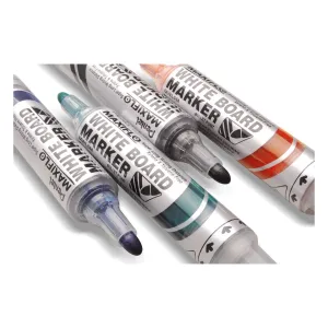 Popisovač Pentel na suché stírání, červený 2,0-2,5mm kulatý hrot