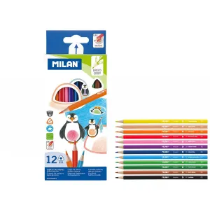Milan pastelky 12 barev (722312)