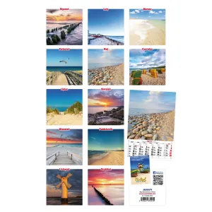 Pruhovaný nástěnný kalendář Avanti 320 mm x 470 mm (5901769621015)