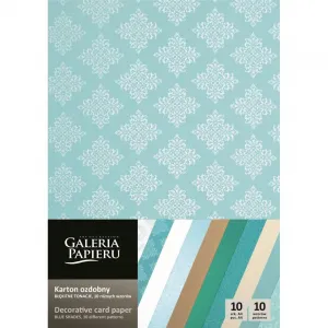 Dekorační papír (vizitkový) Galeria Papieru Błękitne Tonacje A4 - modrý 210-250g (208925)