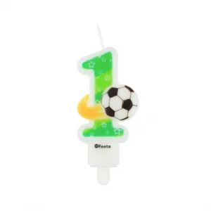 Narozeninová svíčka Godan číslo 1 s kuličkou 7,8 cm (PF-SCP1)