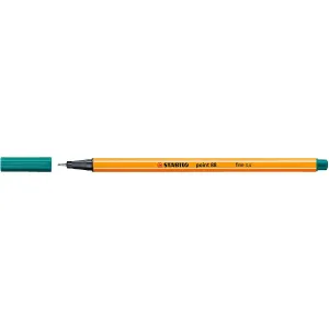 Inkoustové pero Stabilo, tyrkysové 0,4 mm, 1 barva (88/51)