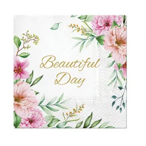 Ubrousky Paw Lunch Special Flowers - mix s potiskem 330 mm x 330 mm (SDL127700)