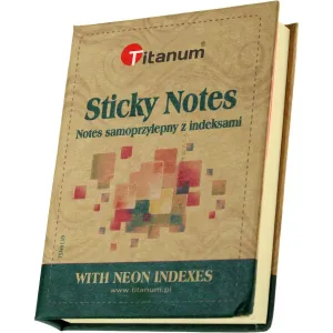 Titanová indexovací záložka s fluo papírovými indexy 810 mm x 105 mm (TSN6139)