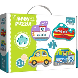 Trefl puzzle baby klasická vozidla 2 el. (36075)