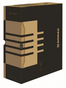 Kartotéka Donau A4 - hnědá 120 mm x 340 mm x 297 mm (7662301FSC-02)
